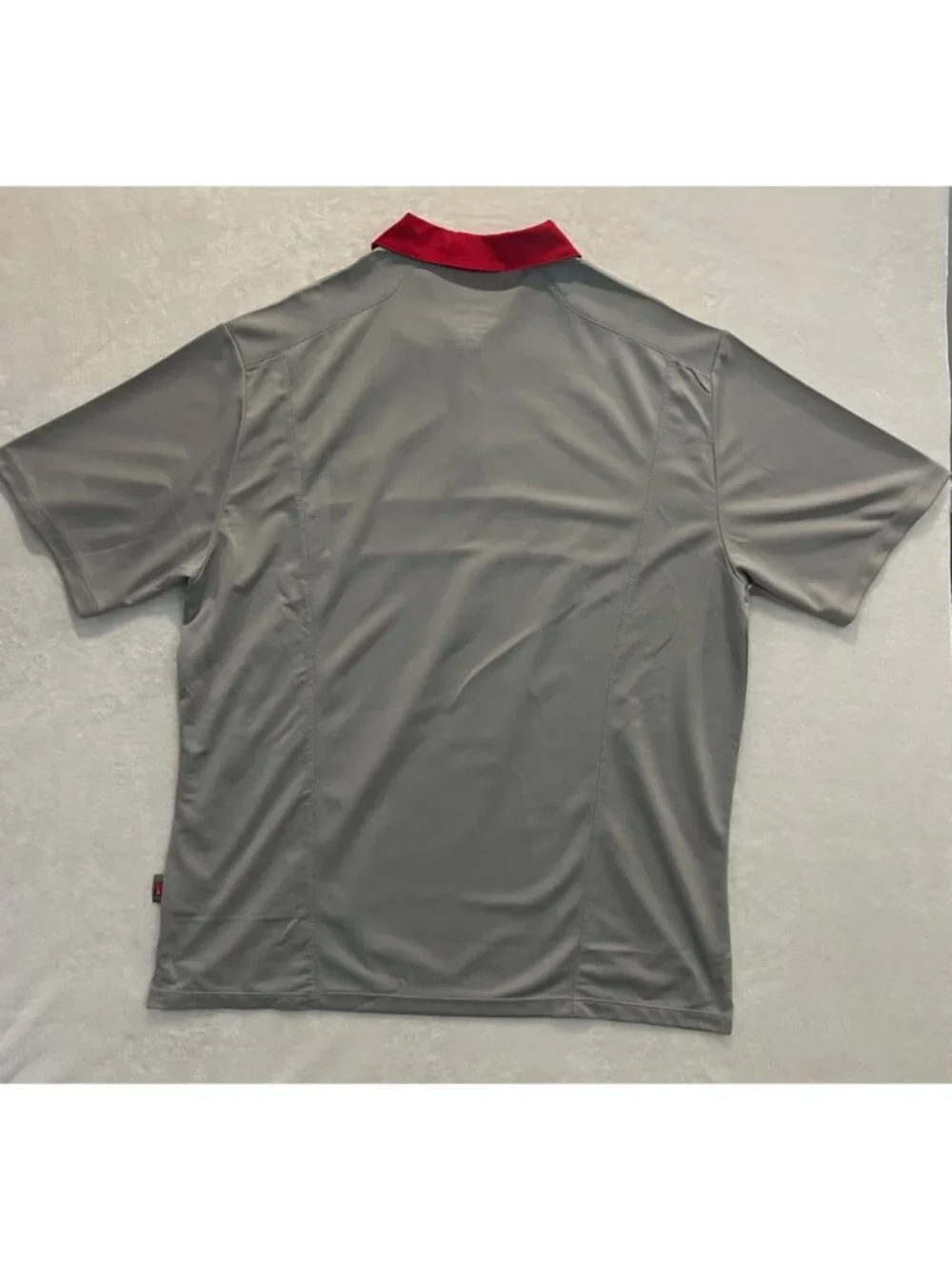 Nike Dri-Fit Ohio State Buckeyes Polo Gray SS Men's XL